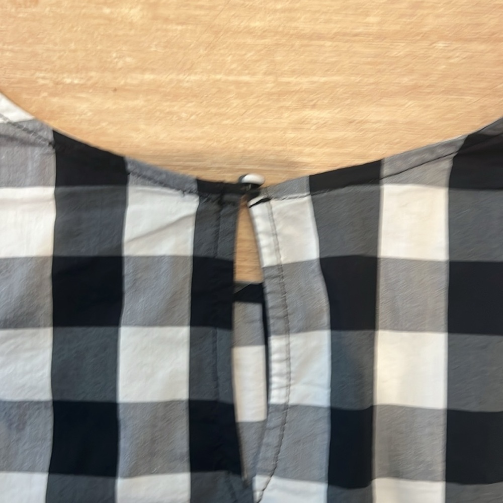 Anthropologie Sunday in Brooklyn Check Poplin Top - Size Medium - Picture 9 of 9